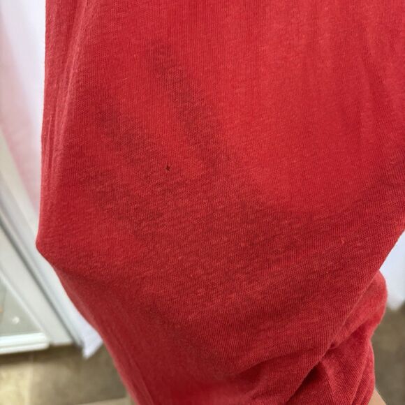 Stark X Dress Womens Size Medium Linen Midi Tank Pink Breathable Chic - Picture 8 of 8